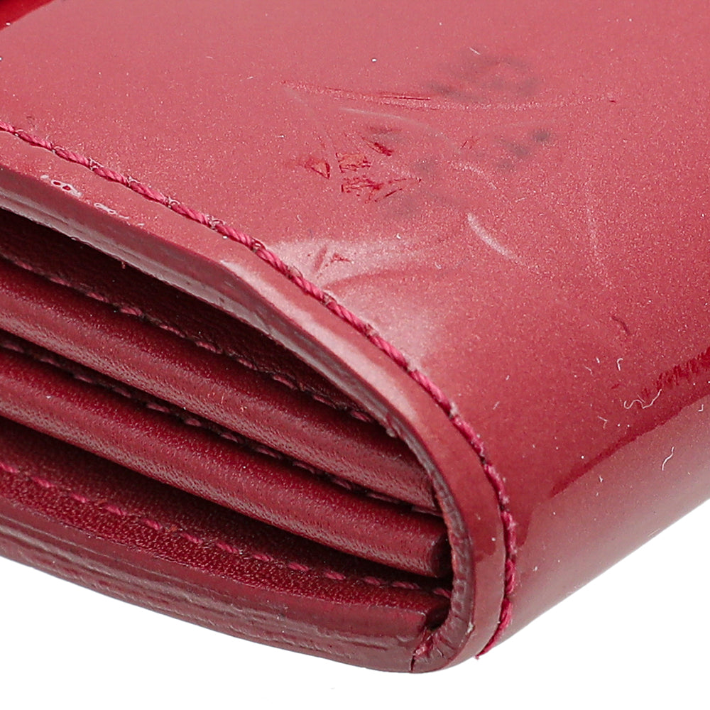 Louis Vuitton Red Monogram Vernis Sarah Wallet-Louis Vuitton-THE CLOSET