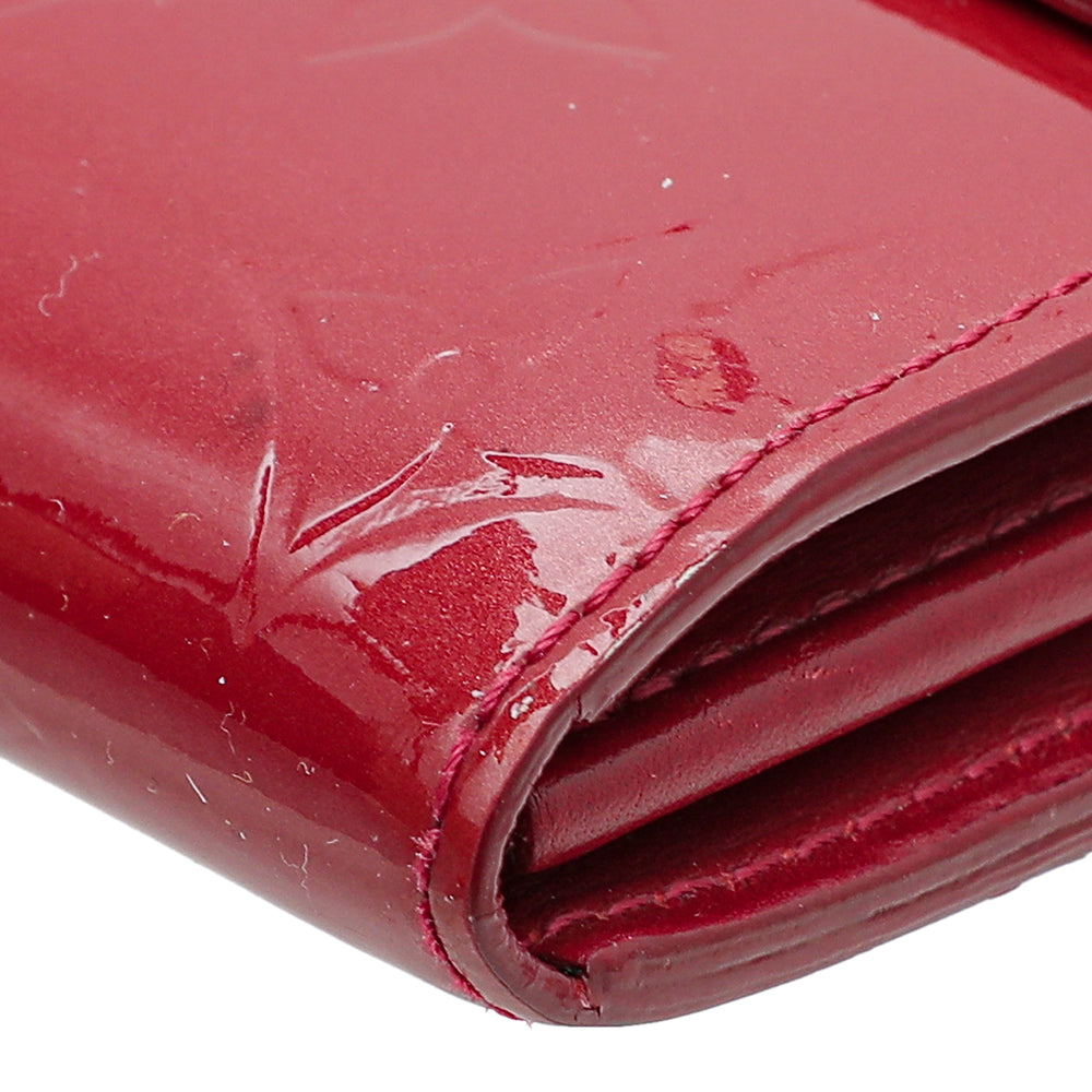Louis Vuitton Red Monogram Vernis Sarah Wallet-Louis Vuitton-THE CLOSET