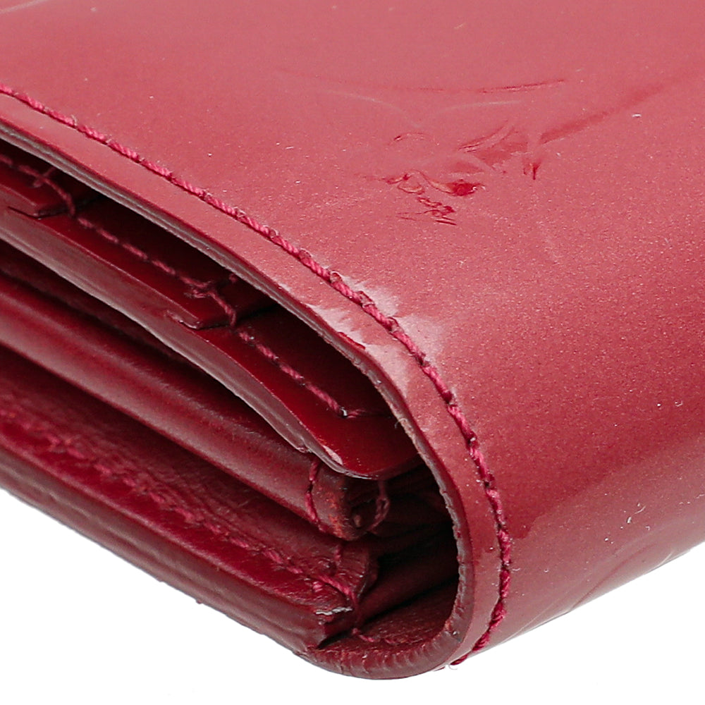 Louis Vuitton Red Monogram Vernis Sarah Wallet-Louis Vuitton-THE CLOSET