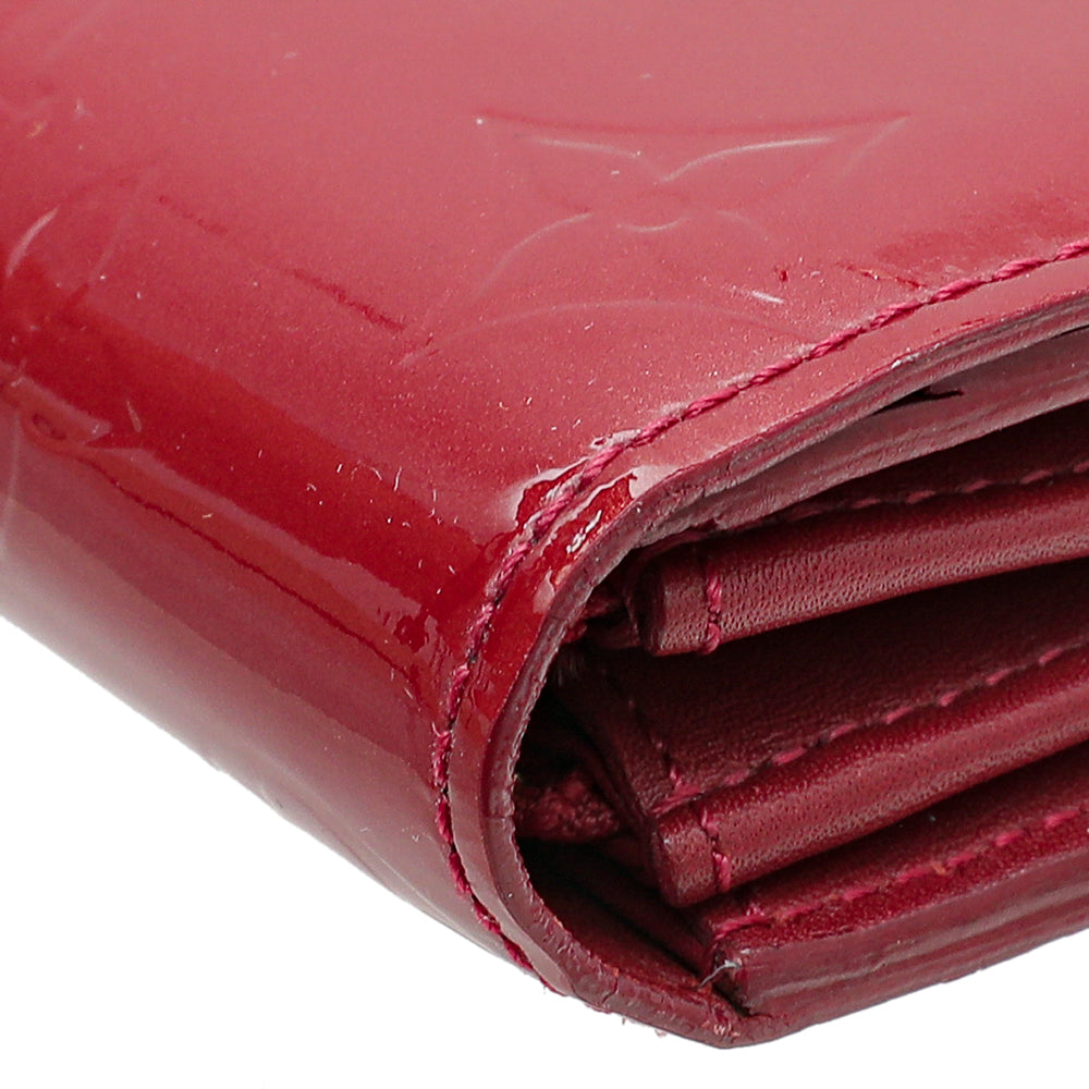 Louis Vuitton Red Monogram Vernis Sarah Wallet-Louis Vuitton-THE CLOSET