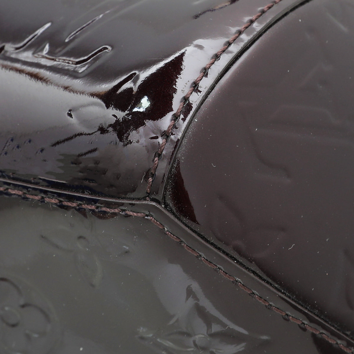 Louis Vuitton Amarante Monogram Vernis Sherwood GM Bag-Louis Vuitton-THE CLOSET