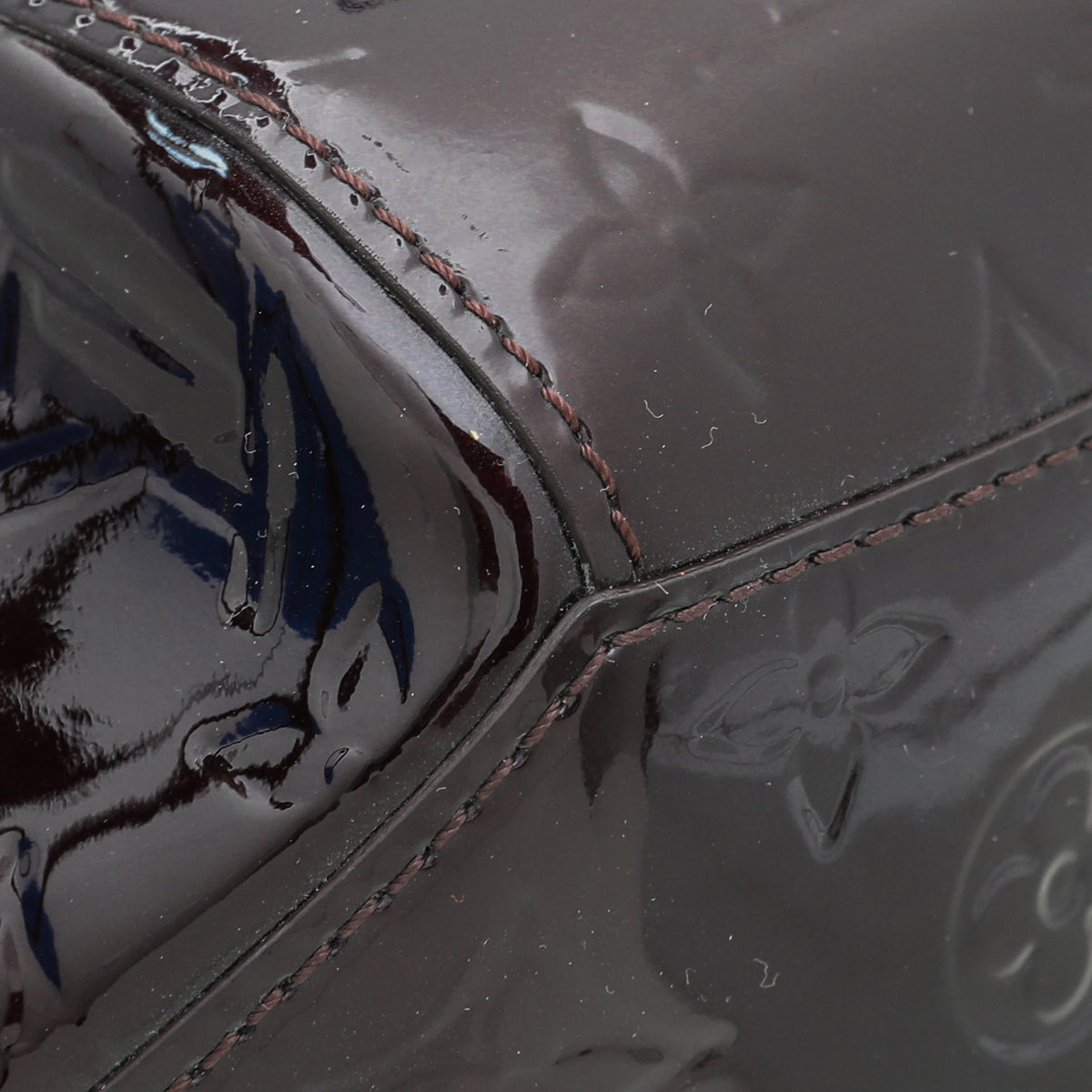 Louis Vuitton Amarante Monogram Vernis Sherwood GM Bag-Louis Vuitton-THE CLOSET