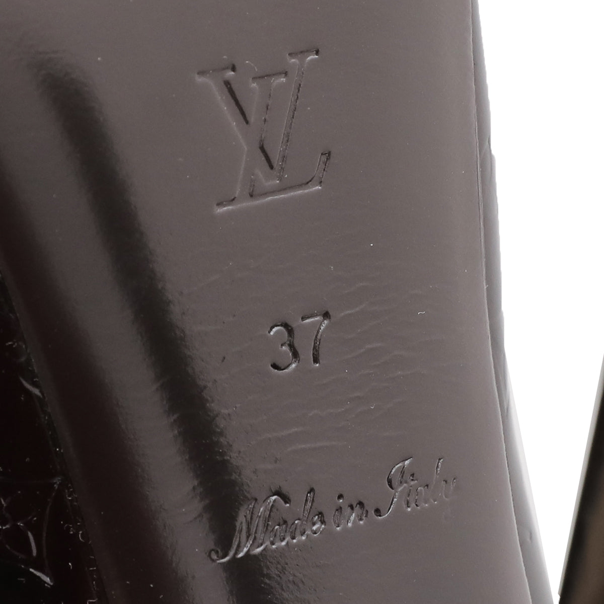 Louis Vuitton Amarante Monogram Vernis Tamara Pumps 37-Louis Vuitton-THE CLOSET