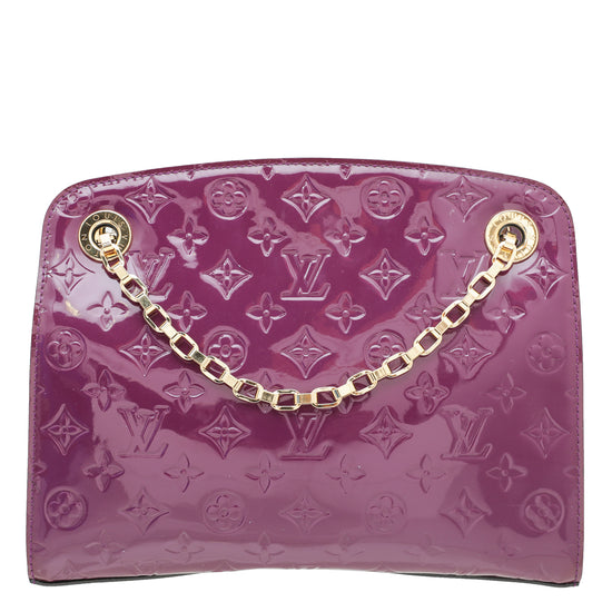 Louis Vuitton Violette Monogram Vernis Virgina MM Bag