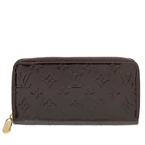 Louis Vuitton Amarante Monogram Vernis Zippy Wallet