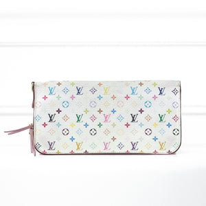 Louis Vuitton Monogram White Multicolor Wallet