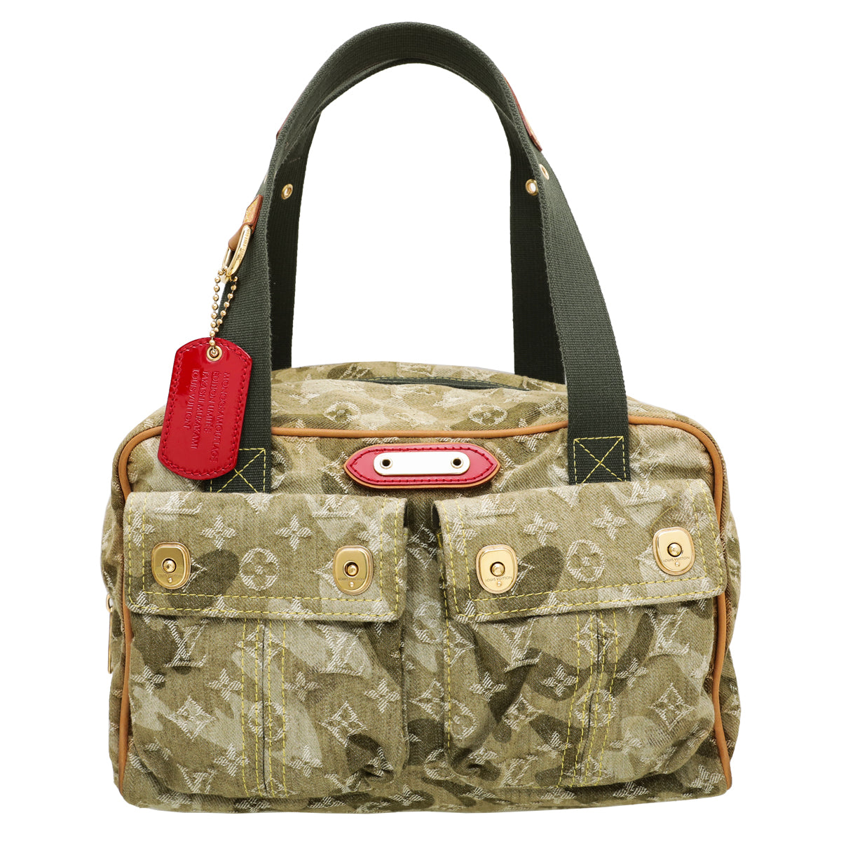 Louis Vuitton Green Monogramouflage Denim Jasmine Bag-Louis Vuitton-THE CLOSET