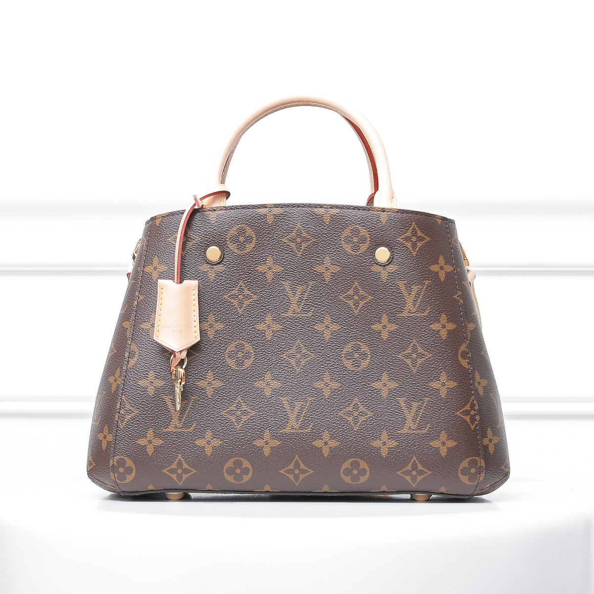 Louis Vuitton Brown Monogram Montaigne BB-Louis Vuitton-THE CLOSET