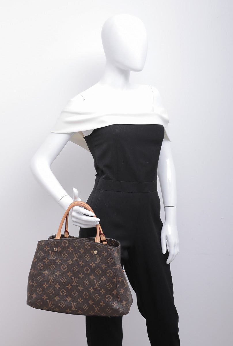 Louis Vuitton Brown Monogram Montaigne Bag-Louis Vuitton-THE CLOSET