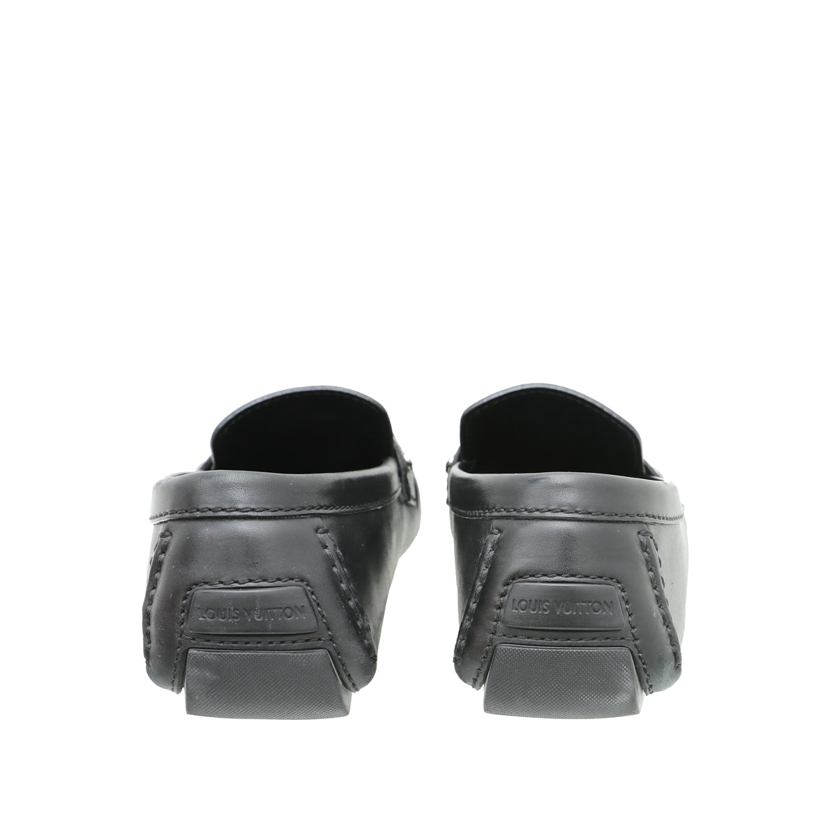 Louis Vuitton Black Monte Carlo Moccasin 7.5-Louis Vuitton-THE CLOSET