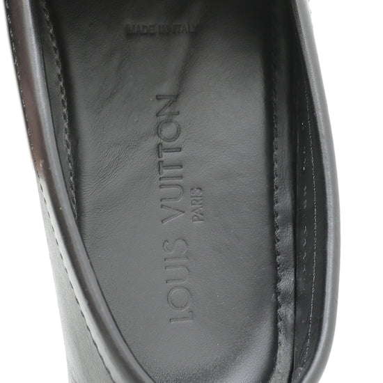 Buy Brand New Luxury Louis Vuitton Monte Carlo Moccasin Noir Shoes Online