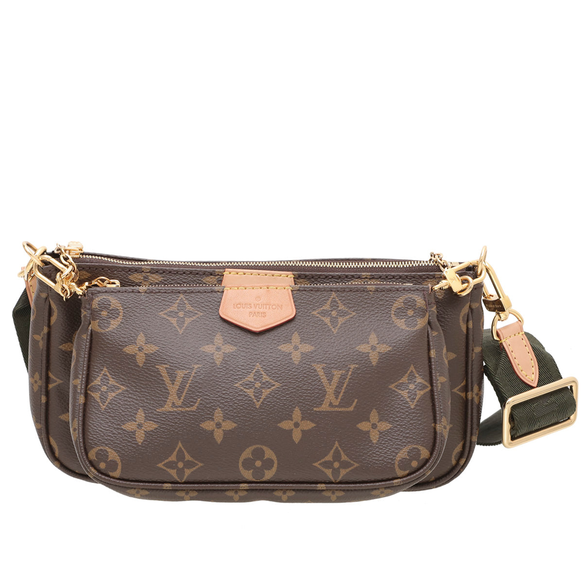 Louis Vuitton Monogram Khaki Multi Pochette Accessoires Bag-Louis Vuitton-THE CLOSET