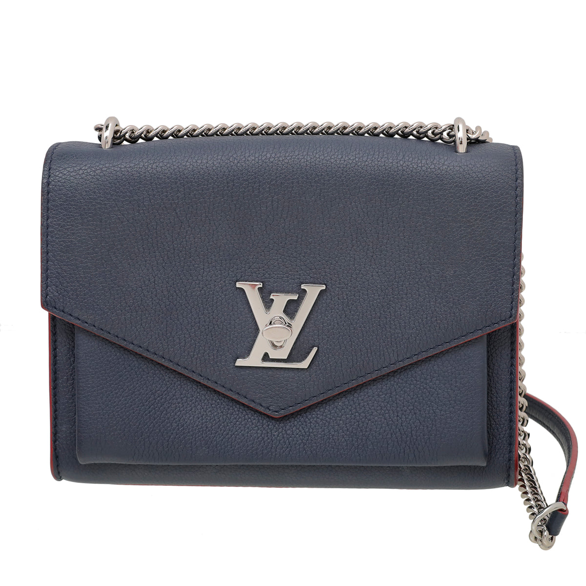 Louis Vuitton Marine Rouge My Lockme Chain BB Bag-Louis Vuitton-THE CLOSET