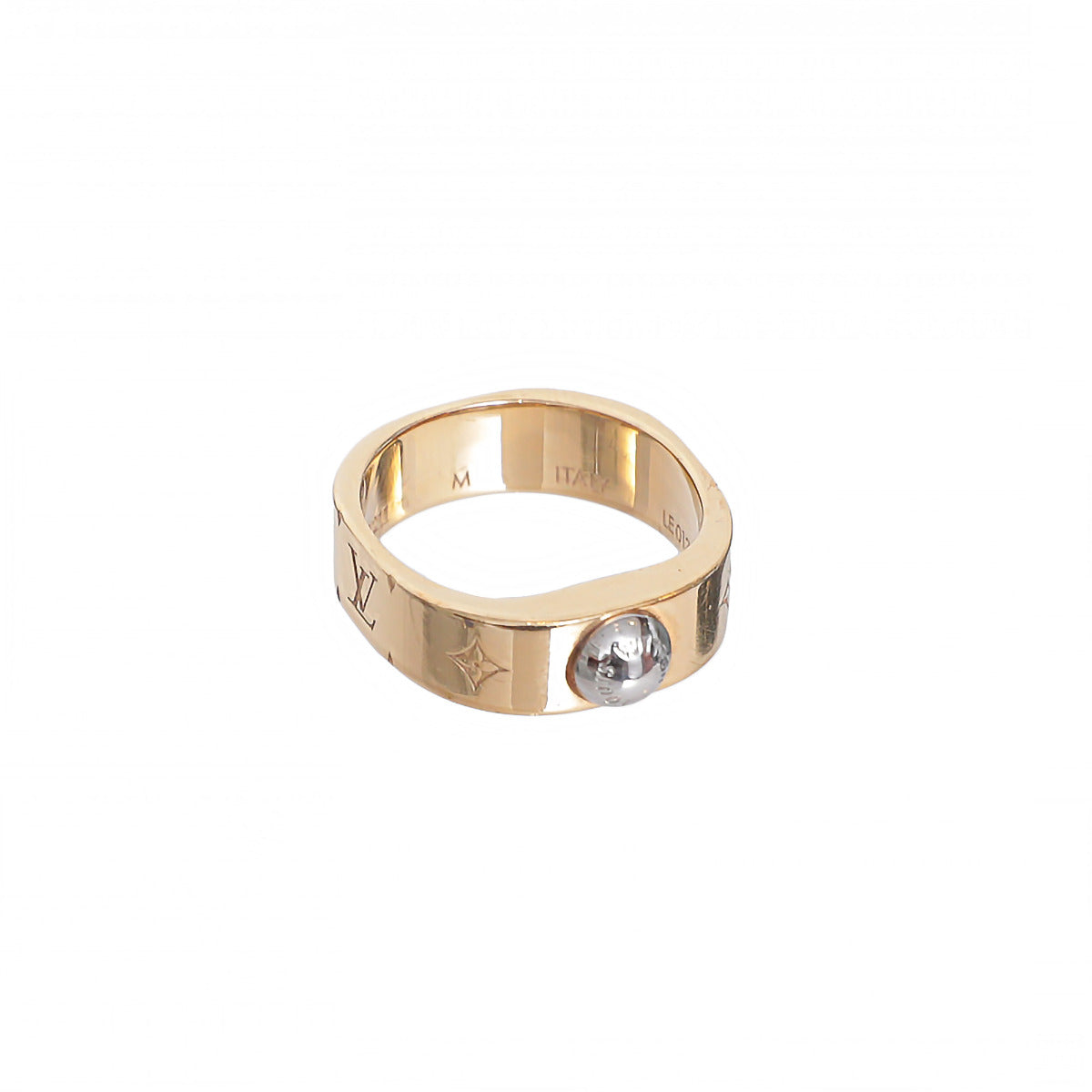 Louis Vuitton Yellow Nanogram Ring-Louis Vuitton-THE CLOSET