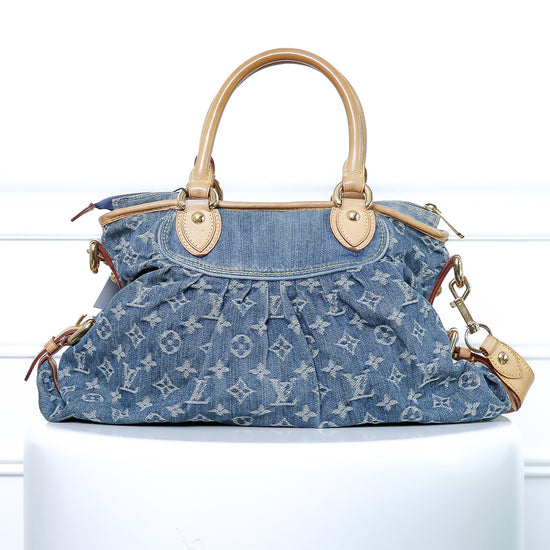 Louis Vuitton Blue Neo Cabby Tote Bag