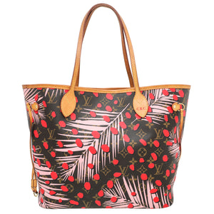 Louis Vuitton Monogram Jungle Dots Neverfull Bag W- CKC Initials