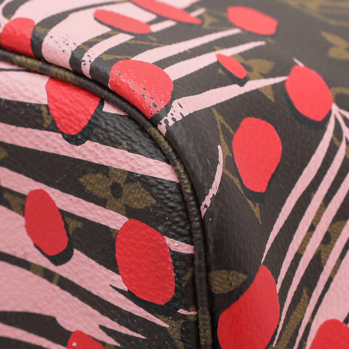 Louis Vuitton Monogram Jungle Dots Neverfull Bag W- CKC Initials-Louis Vuitton-THE CLOSET