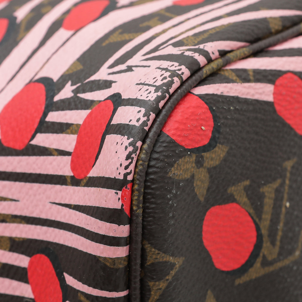 Louis Vuitton Monogram Jungle Dots Neverfull Bag W- CKC Initials-Louis Vuitton-THE CLOSET