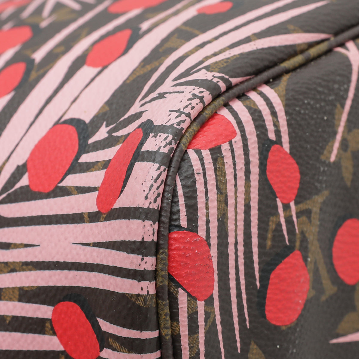 Louis Vuitton Monogram Jungle Dots Neverfull Bag W- CKC Initials-Louis Vuitton-THE CLOSET