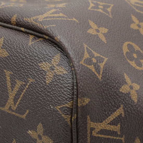 Neverfull Louis Vuitton Pockets Brown ref.171071 - Joli Closet