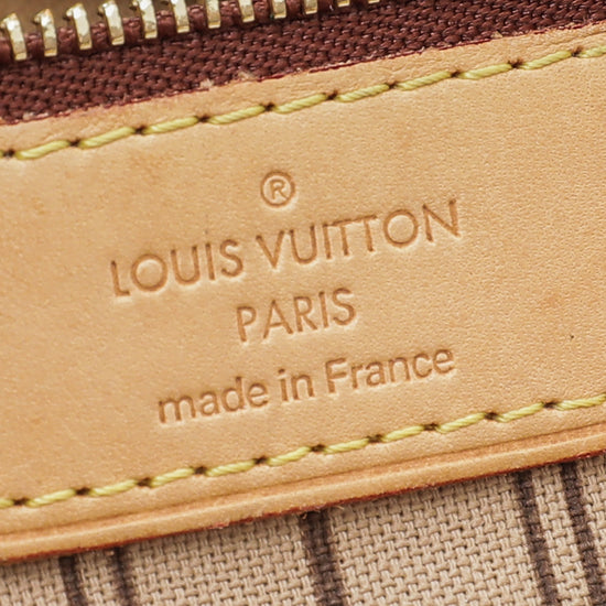 Louis Vuitton neverfull MM bag with receipt Brown Cloth ref.506138 - Joli  Closet