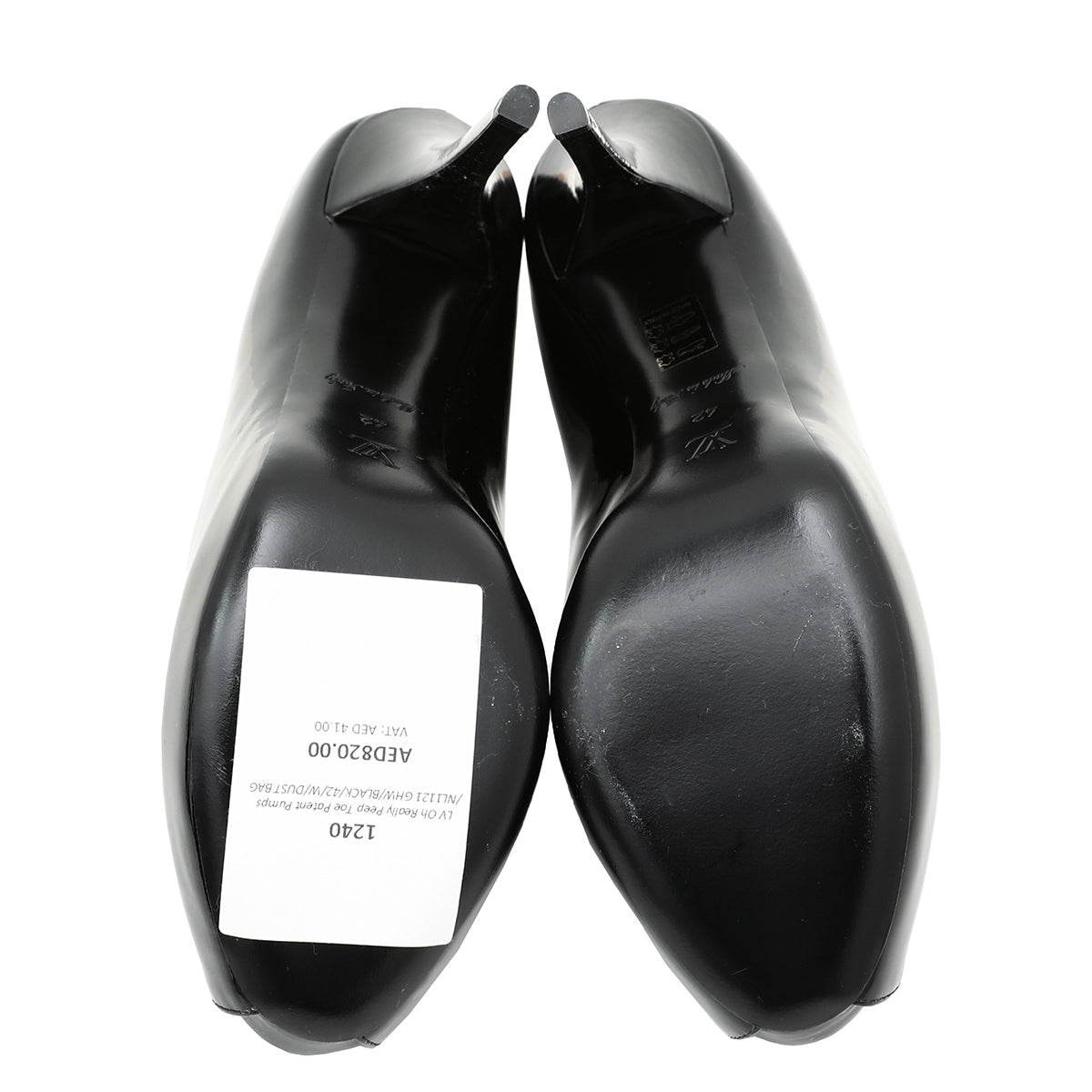 Louis Vuitton Black Oh Really Peep Toe Pumps 42-Louis Vuitton-THE CLOSET