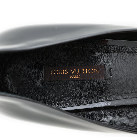 Louis Vuitton Black Oh Really Peep Toe Pumps 42