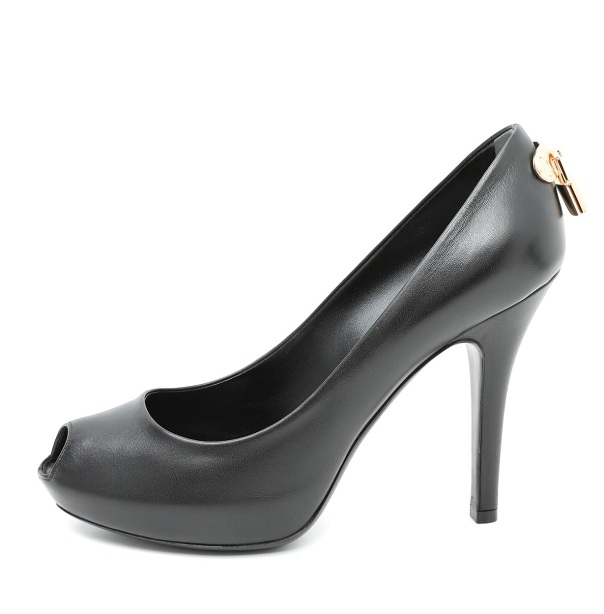 Louis Vuitton Black Oh Rreally Pump 36-Louis Vuitton-THE CLOSET