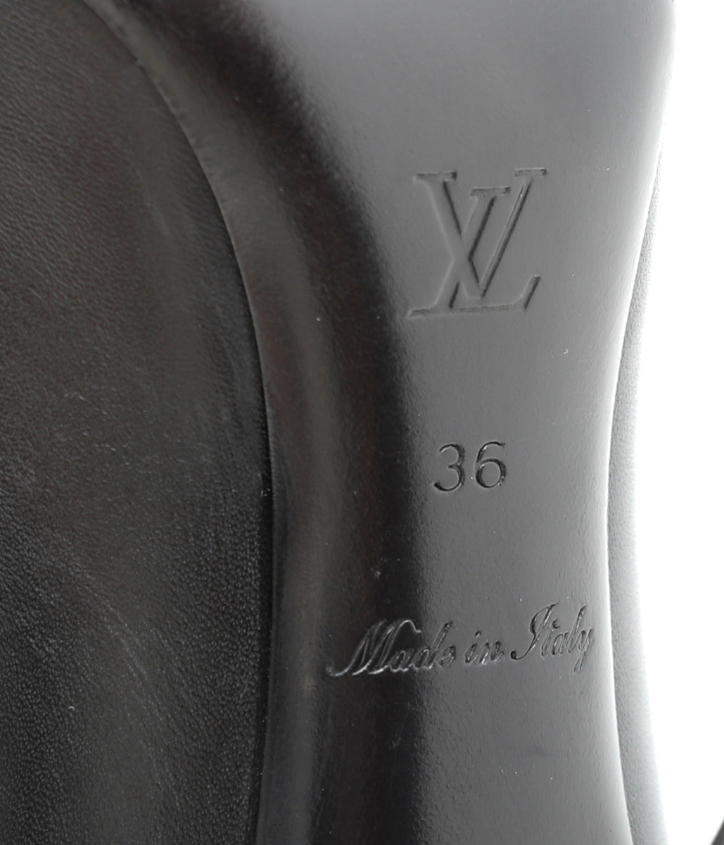 Louis Vuitton Black Oh Rreally Pump 36-Louis Vuitton-THE CLOSET