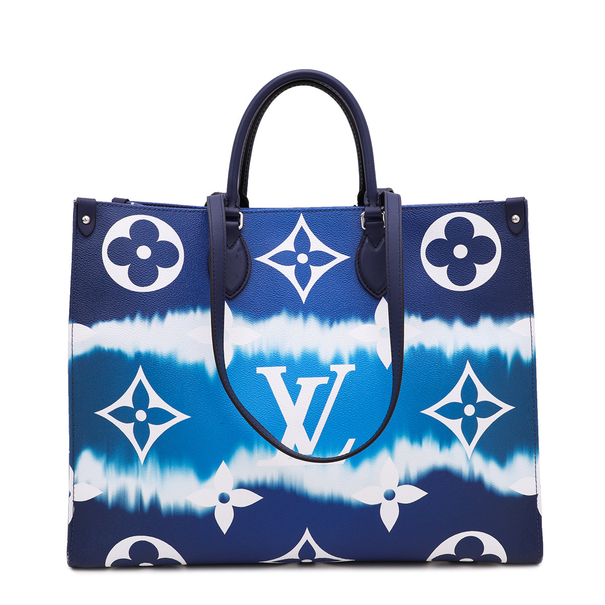 Louis Vuitton Bleu On The Go Escale GM Bag-Louis Vuitton-THE CLOSET