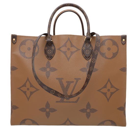Monogram Reverse on The Go Book Tote Bag