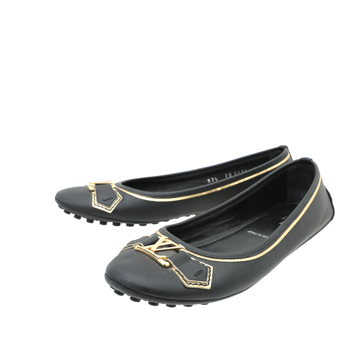 Louis Vuitton Bicolor Oxford Ballerina Flats 37.5-Louis Vuitton-THE CLOSET