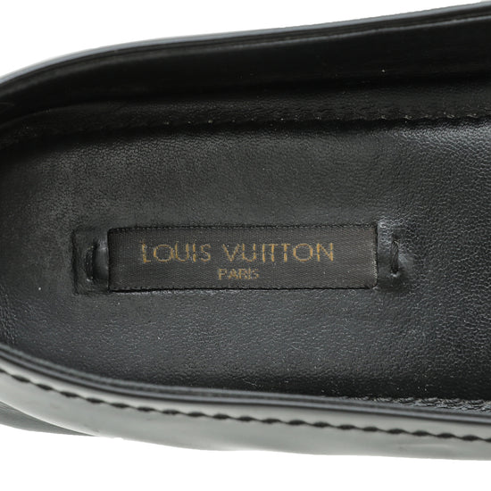 LOUIS VUITTON Patent Leather Oxford Ballerina Flats 37 42332