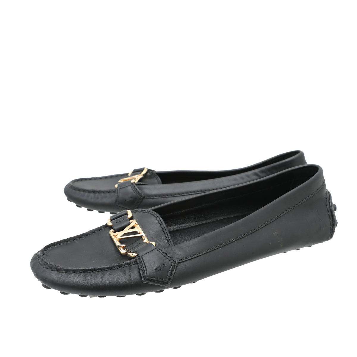 Louis Vuitton Black Oxford Loafer 41-Louis Vuitton-THE CLOSET