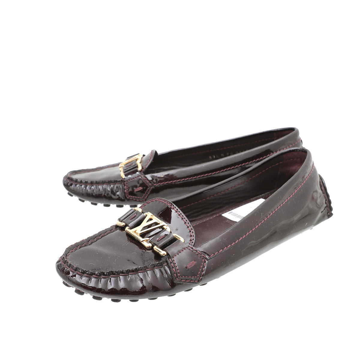 Louis Vuitton Amarante Oxford Loafers 37.5-Louis Vuitton-THE CLOSET