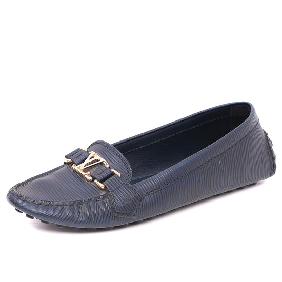 Louis Vuitton Blue Oxford Loafers 39.5 – The Closet