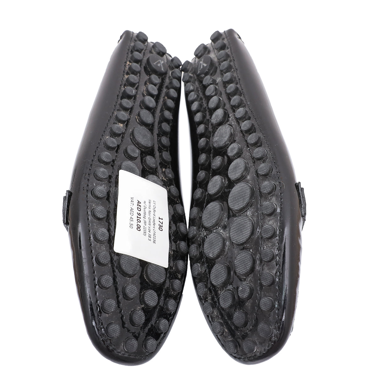 Louis Vuitton Noir Vernis Oxford Loafers 38.5-Louis Vuitton-THE CLOSET