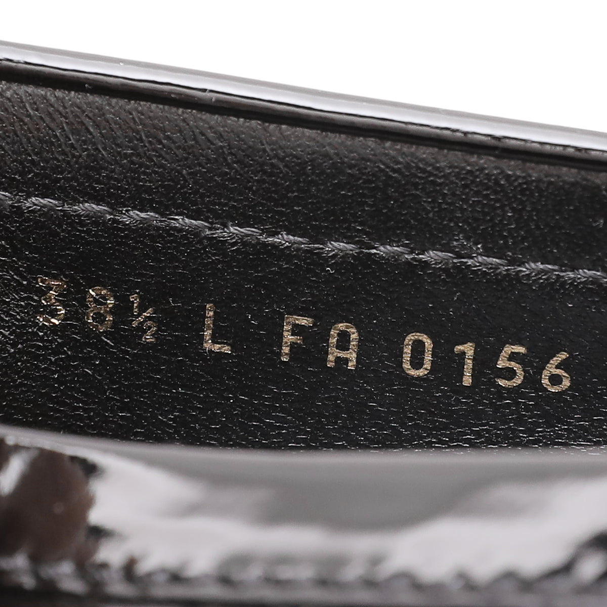 Louis Vuitton Noir Vernis Oxford Loafers 38.5-Louis Vuitton-THE CLOSET