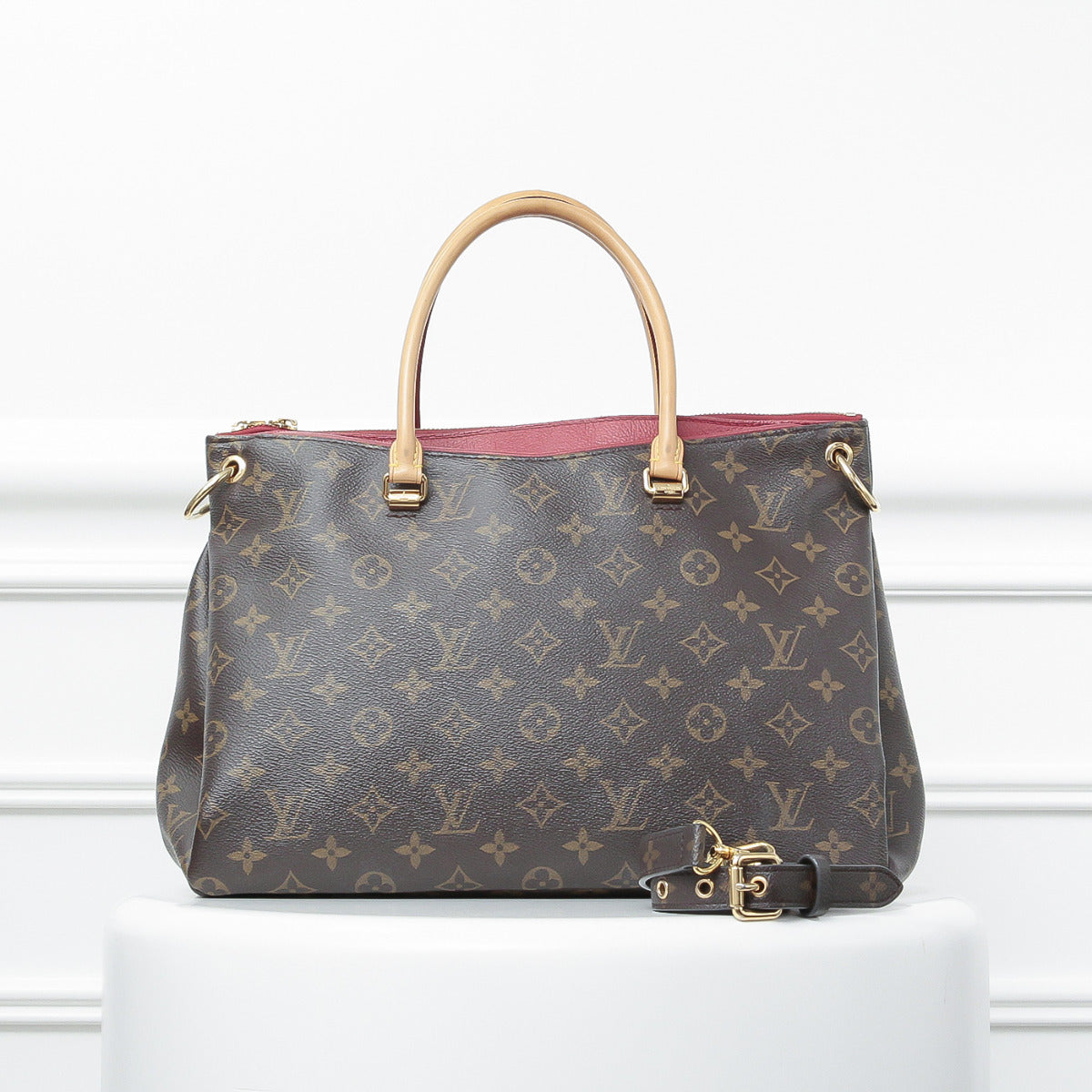 Louis Vuitton Pallas Brown-Cerise Bag-Louis Vuitton-THE CLOSET