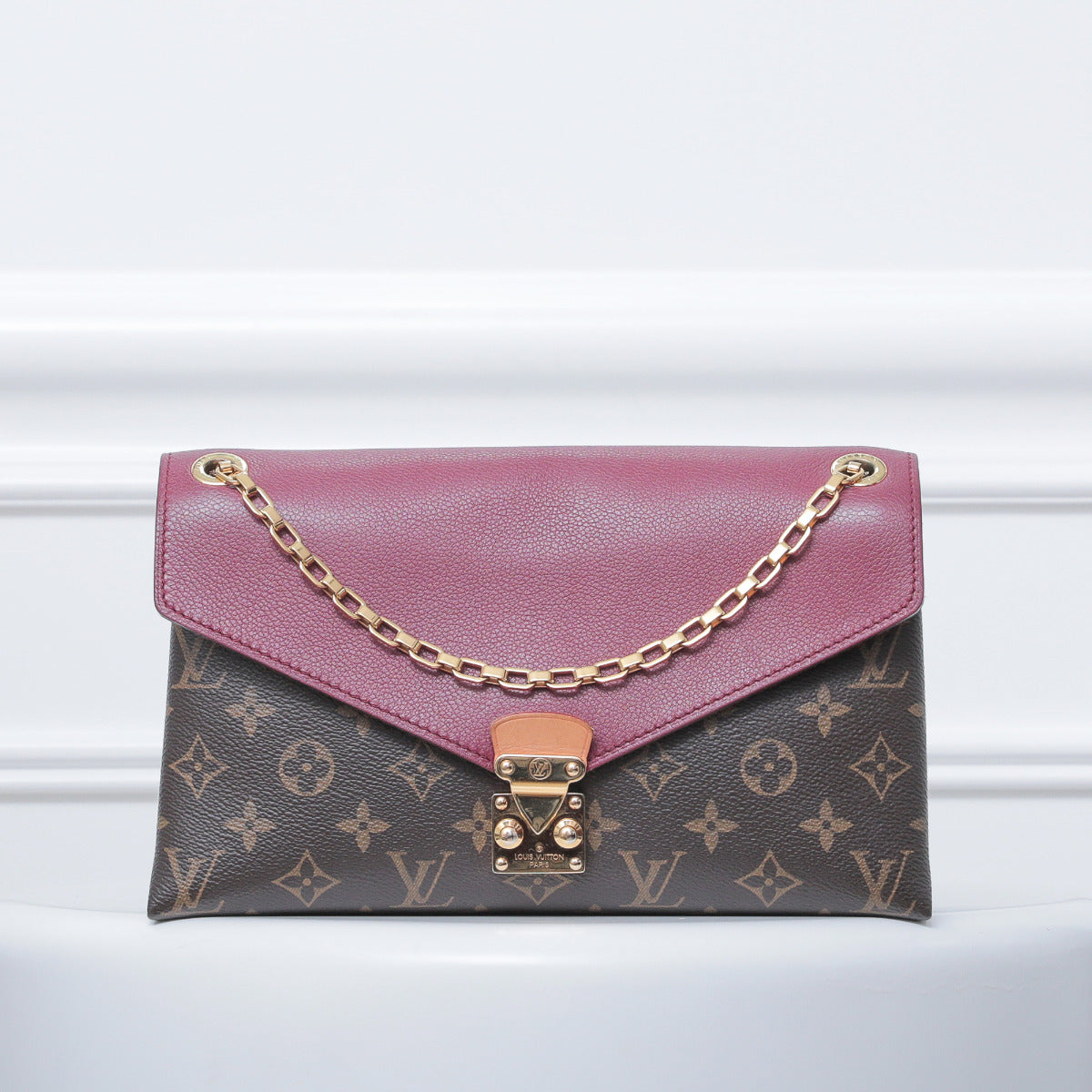 Louis Vuitton Bicolor Pallas Chain Bag-Louis Vuitton-THE CLOSET