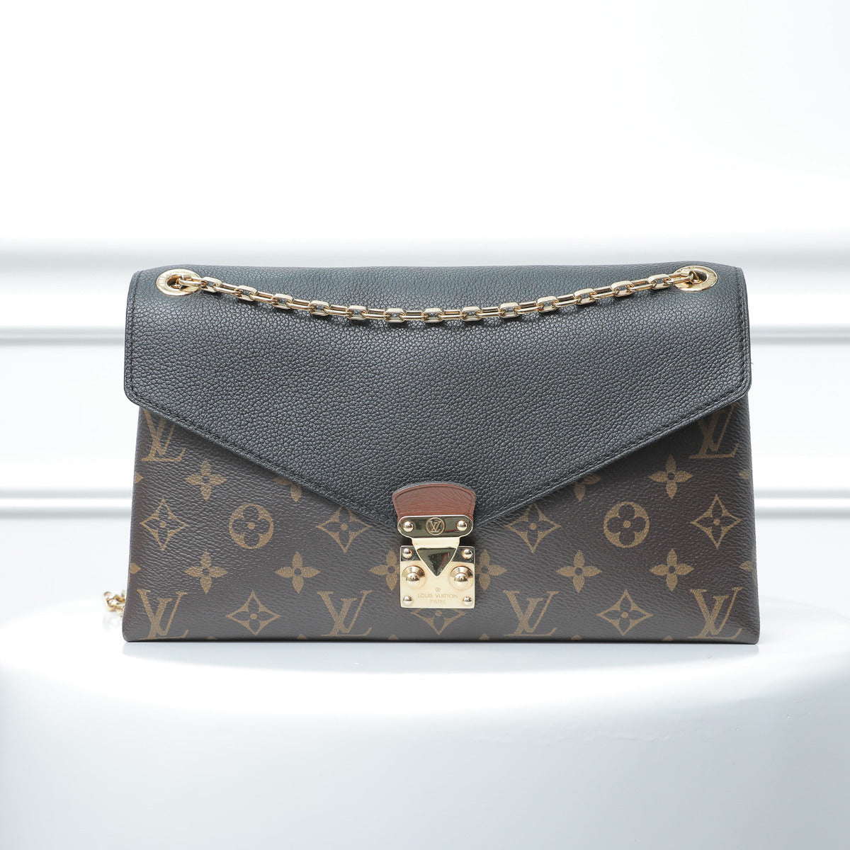 Louis Vuitton Bicolor Pallas Chain Bag-Louis Vuitton-THE CLOSET