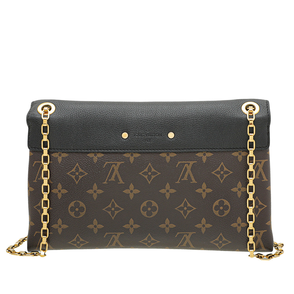 Louis Vuitton Monogram Black Pallas Chain Bag-Louis Vuitton-THE CLOSET