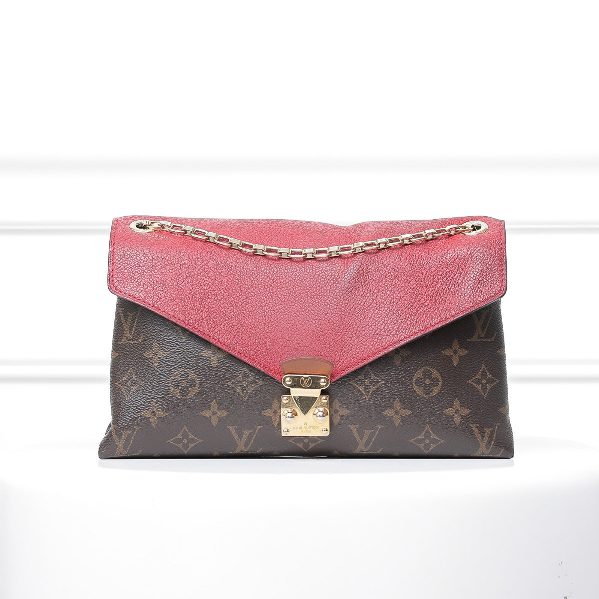 Louis Vuitton Brown - Cerise Pallas Chain Bag-Louis Vuitton-THE CLOSET
