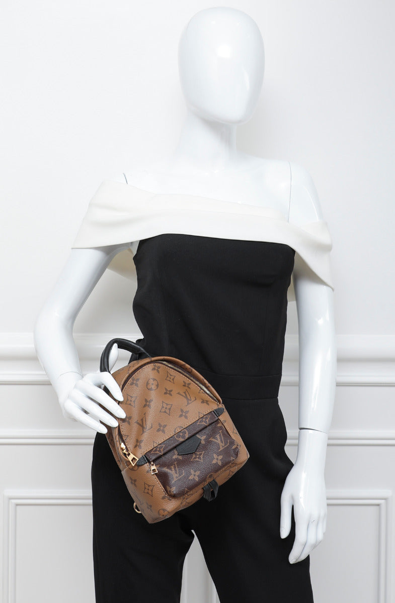 Louis Vuitton Reverse Canvas Palm Springs Backpack Mini THE CLOSET Louis Vuitton Reverse Canvas Palm Springs Backpack Mini THE CLOSET