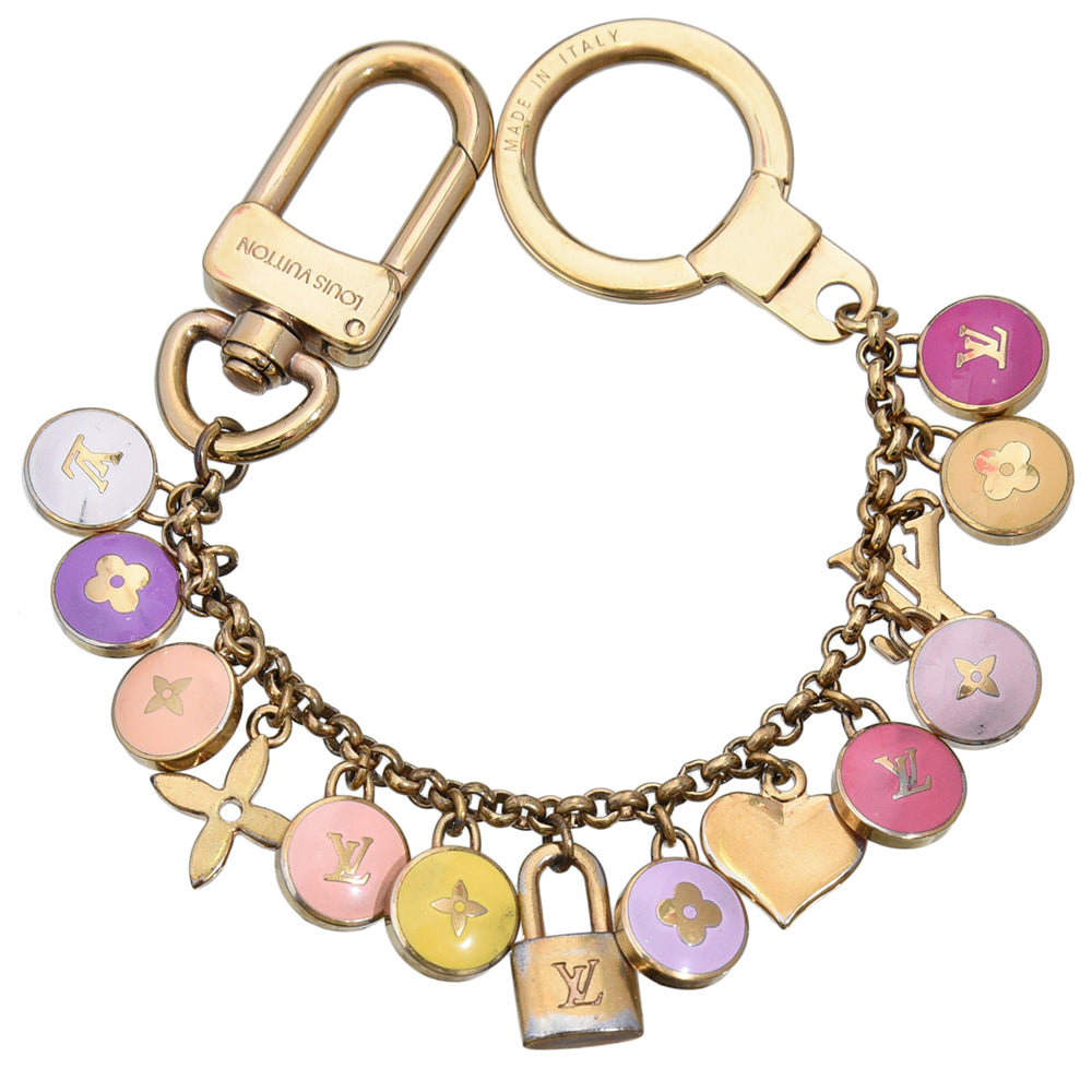 Louis Vuitton Multicolor Pastilles Multicolor Resin Bag Charm Key Holder-Louis Vuitton-THE CLOSET
