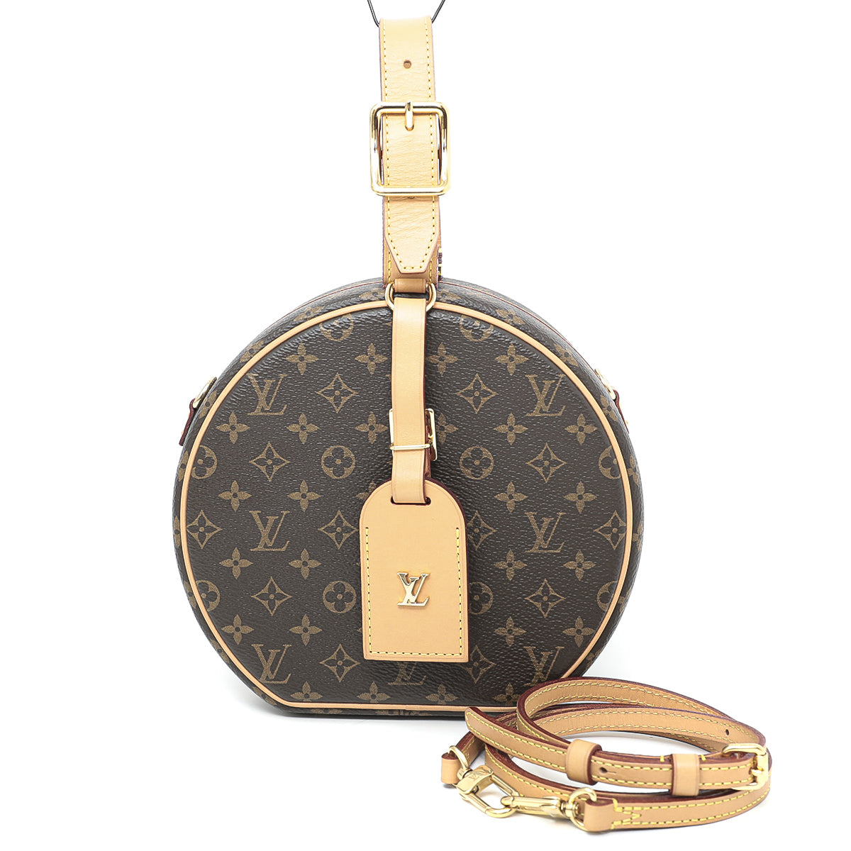 Louis Vuitton Brown Monogram Petite Boite Chapeau Bag-Louis Vuitton-THE CLOSET