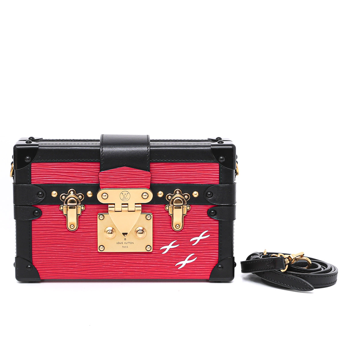 Louis Vuitton Bicolor Petite Malle Bag-Louis Vuitton-THE CLOSET