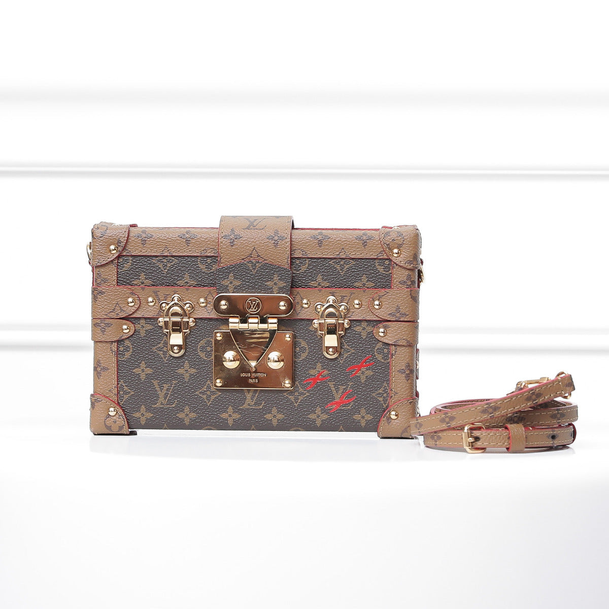 Louis Vuitton Tricolor Monogram Petite Malle-Louis Vuitton-THE CLOSET