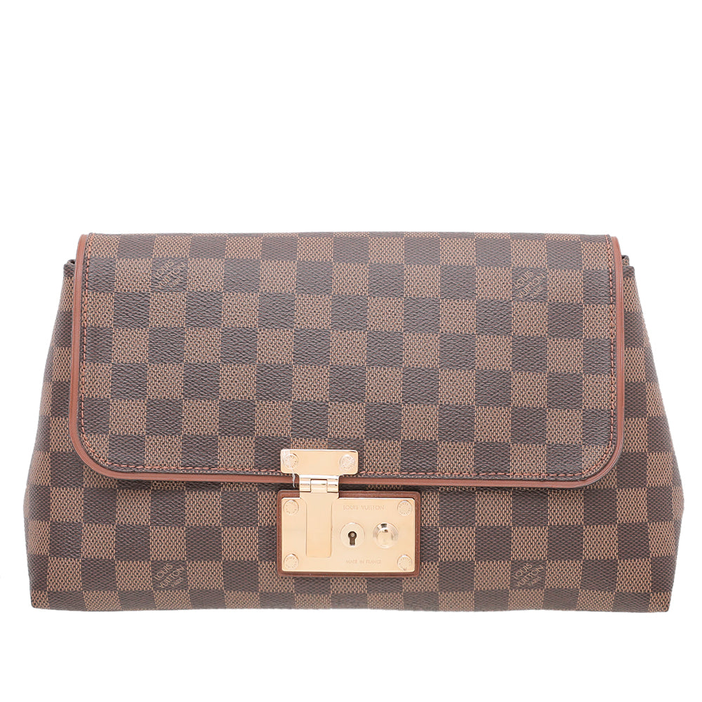 Louis Vuitton Ebene Pochette Ascot Clutch Bag – THE CLOSET
