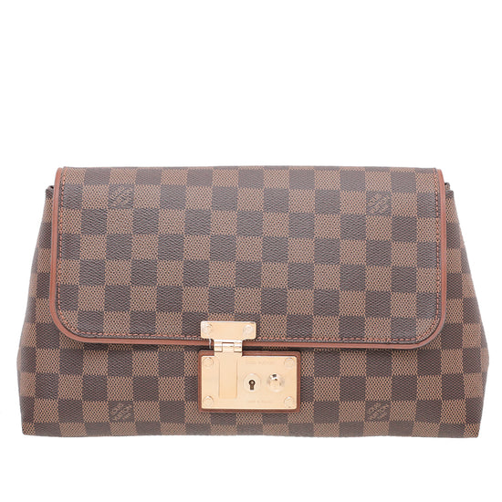 Louis Vuitton Ebene Pochette Ascot Clutch Bag – The Closet